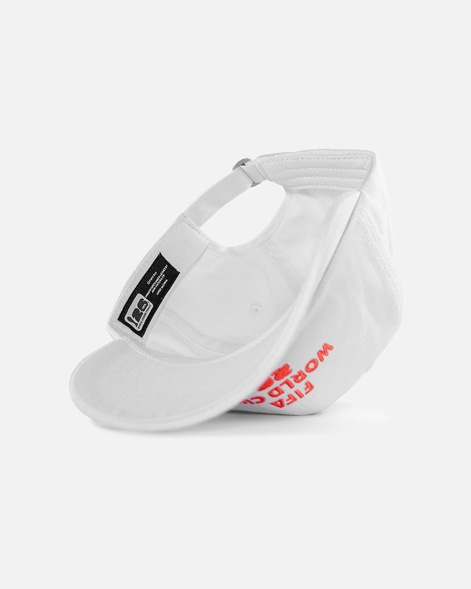 FWC26 DAD CAP- White/Red -Col. Los Angeles