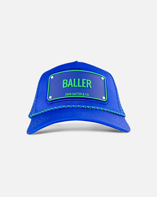 Baller Rubber Trucker Cap by John Hatter & CO