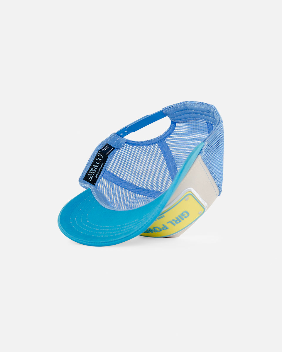GIRL POWER BLUE - RUBBER CAP