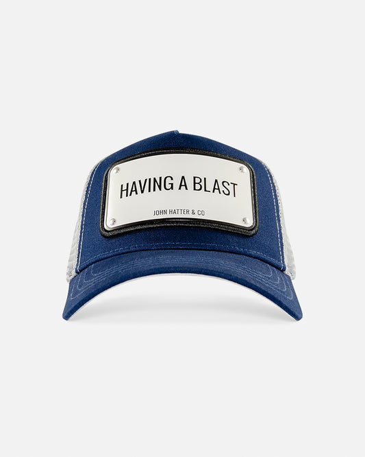 Having A Blast Trucker Cap by John Hatter & CO