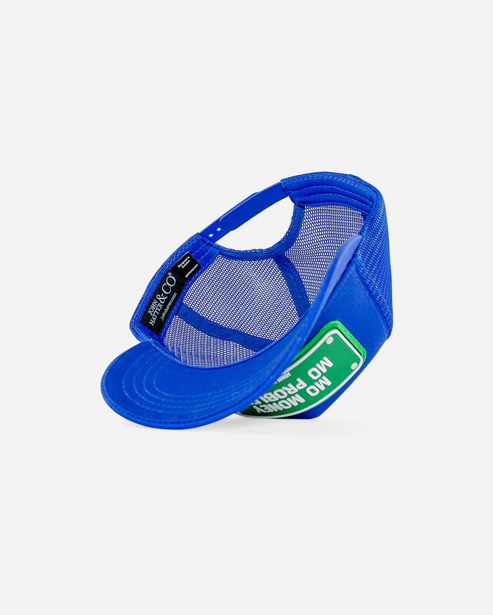 MO MONEY MO PROBLEMS - ROYAL BLUE - RUBBER CAP