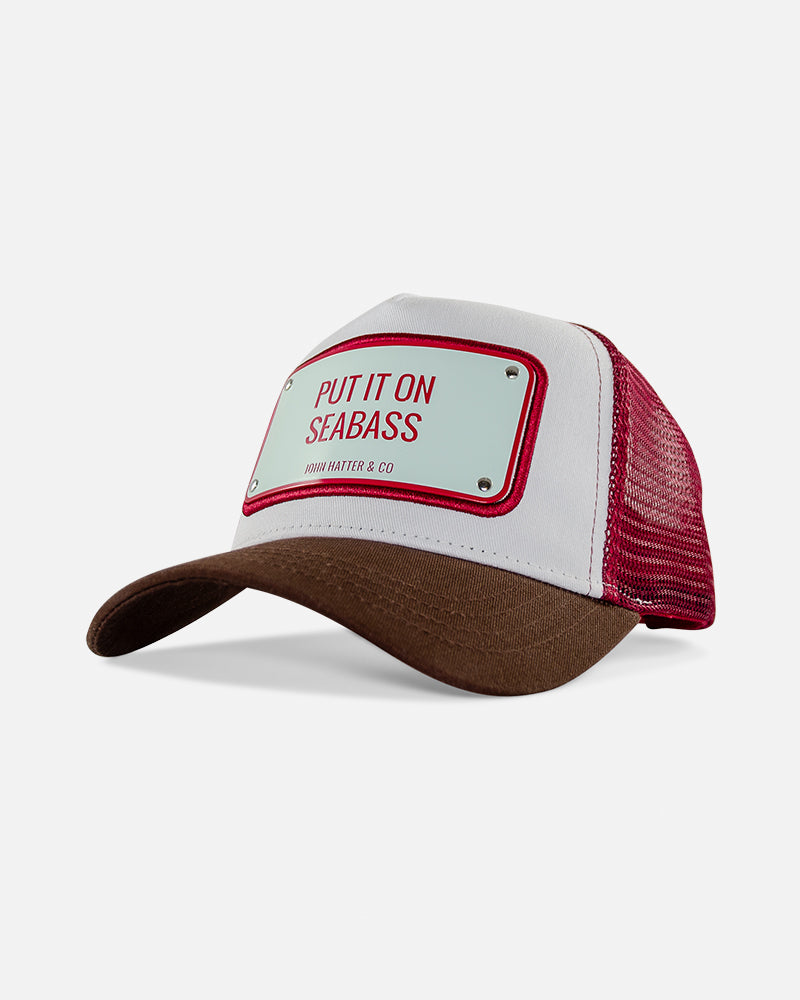 Put It On Seabass Trucker Cap by John Hatter & CO