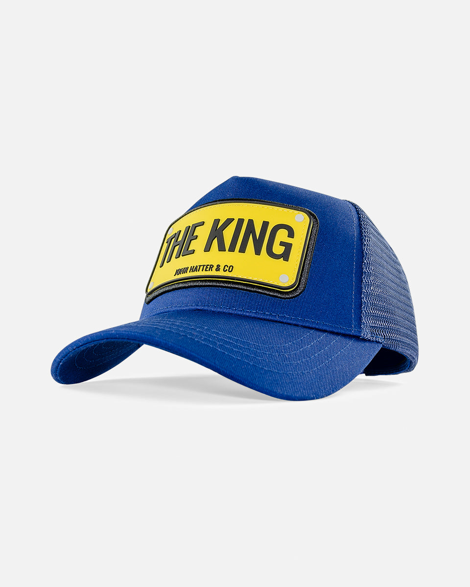 The King Navy Rubber Trucker Cap by John Hatter & CO