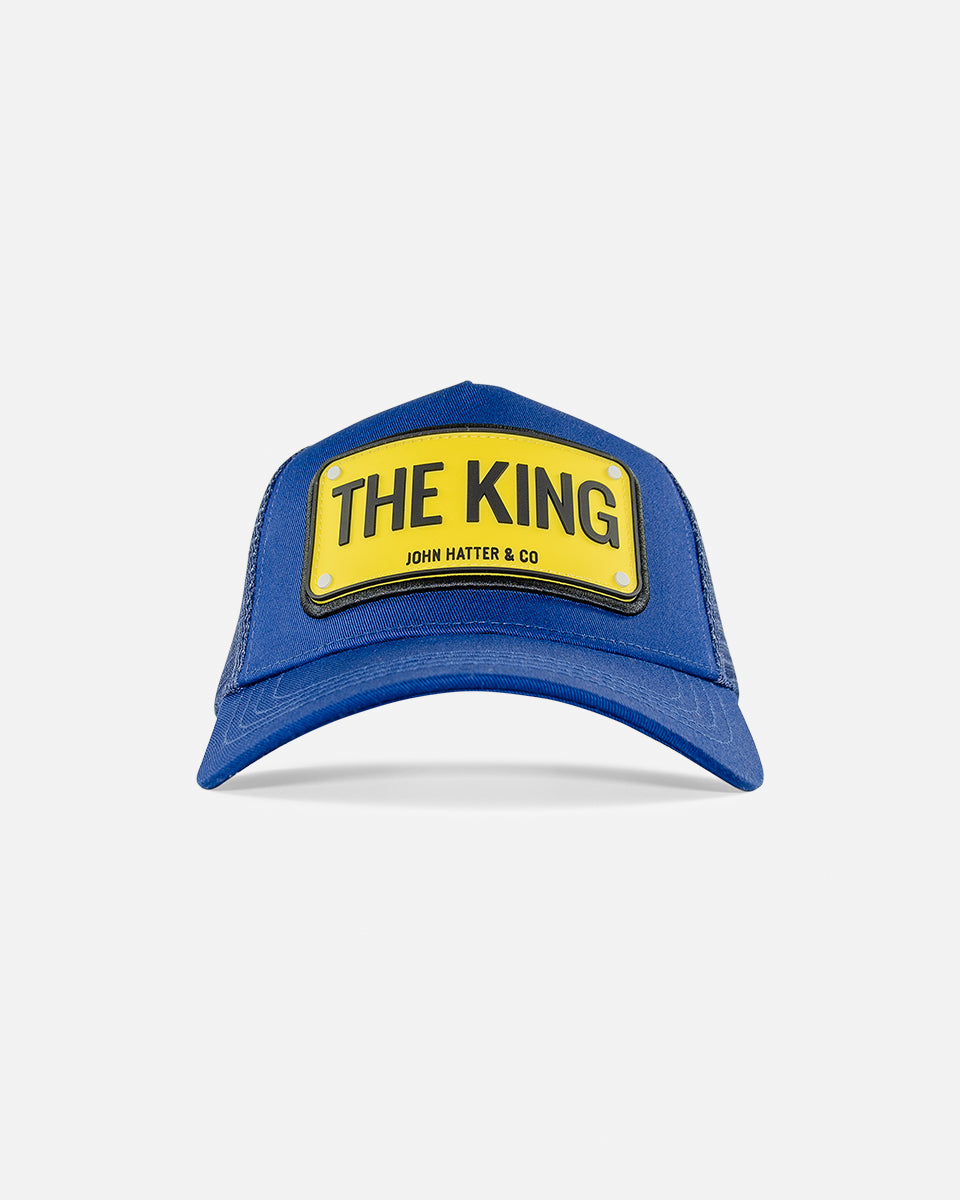 The King Navy Rubber Trucker Cap by John Hatter & CO