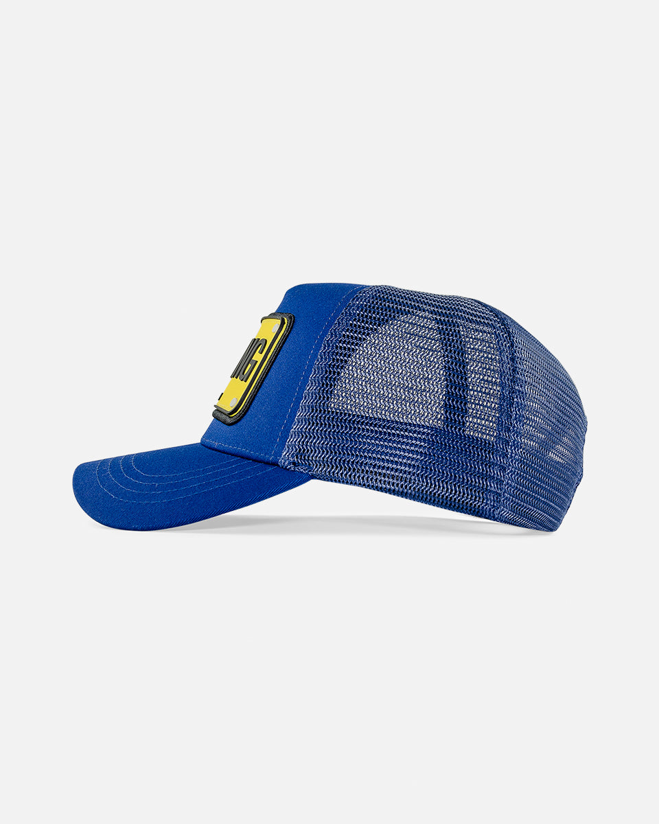 The King Navy Rubber Trucker Cap by John Hatter & CO