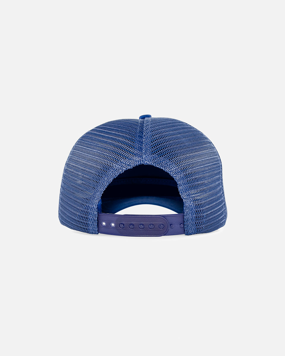 The King Navy Rubber Trucker Cap by John Hatter & CO