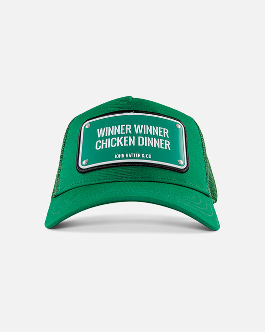 Winner Winner Chicken Dinner Trucker Cap by John Hatter & CO