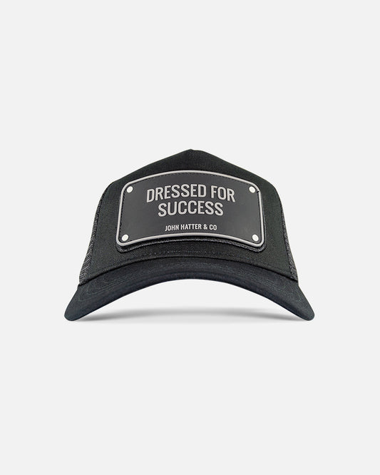 Dressed For Success Rubber Trucker Cap by John Hatter & CO