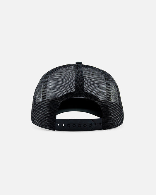 El Profesor Black & White Trucker Cap by John Hatter & CO, back view