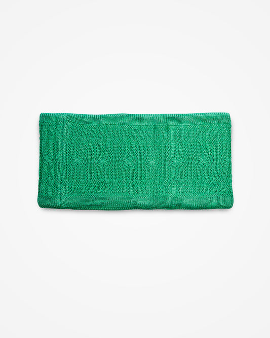 Tres Chic Green Knitted Headband by John Hatter & CO