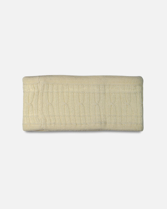 Tres Chic Ivory White Knitted Headband by John Hatter & CO