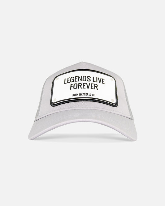 Legends Live Forever Rubber Trucker Cap by John Hatter & CO