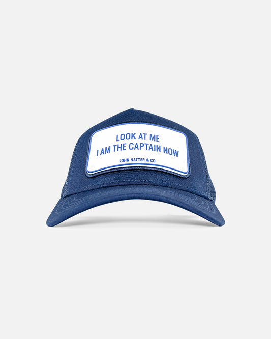 I Am The Captain Now Rubber Trucker Cap by John Hatter & CO