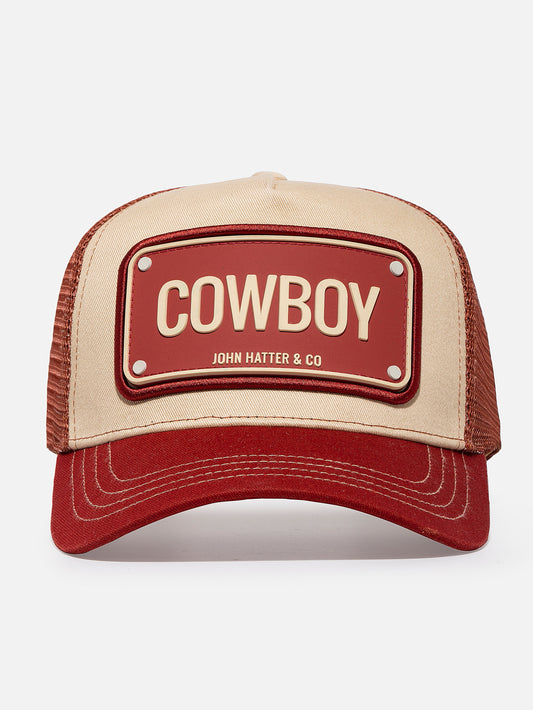 Cowboy Rubber Trucker Cap by John Hatter & CO