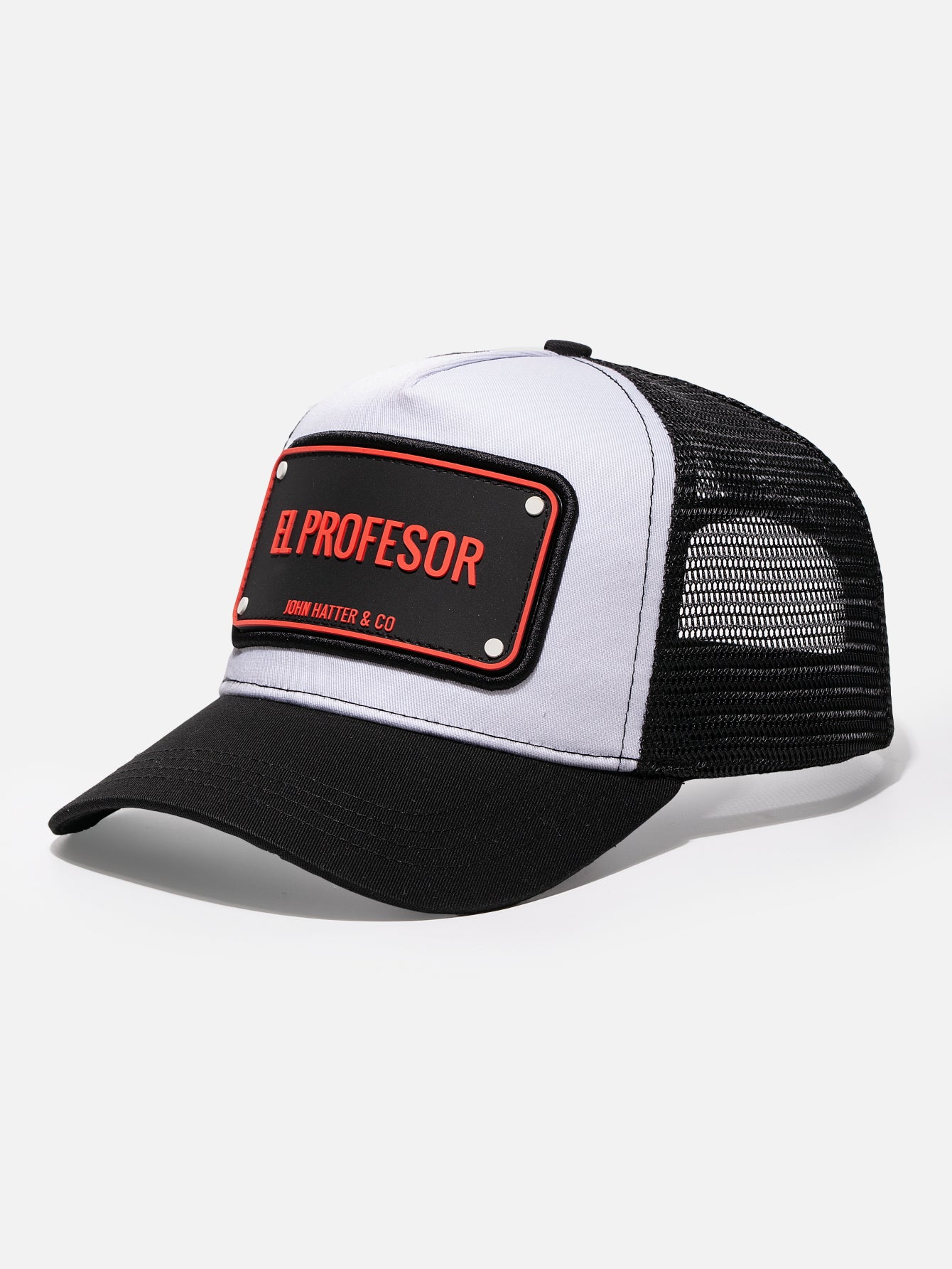 EL PROFESOR WHITE/BLACK - RUBBER CAP