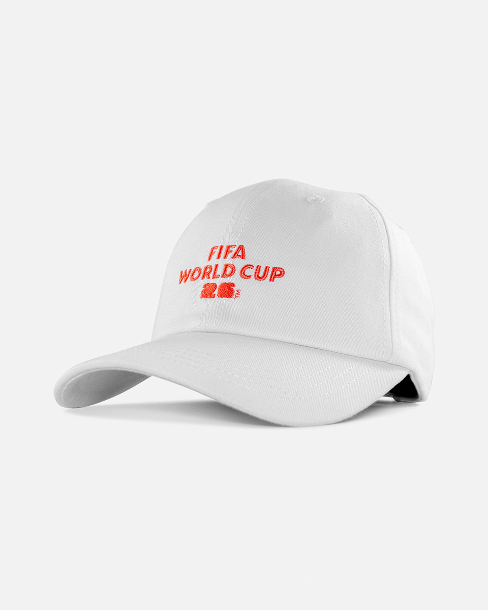 FWC26 DAD CAP- White/Red -Col. Los Angeles