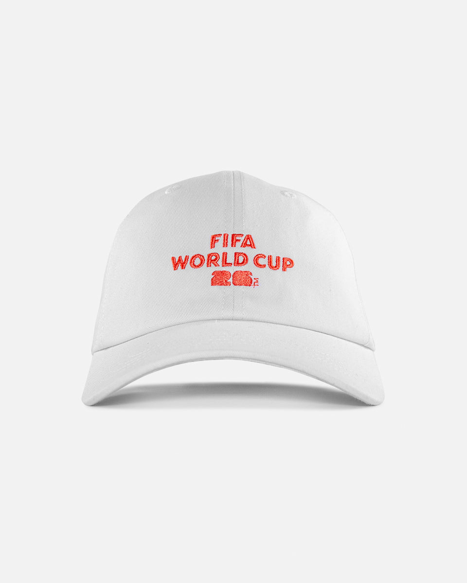 FWC26 DAD CAP- White/Red -Col. Los Angeles