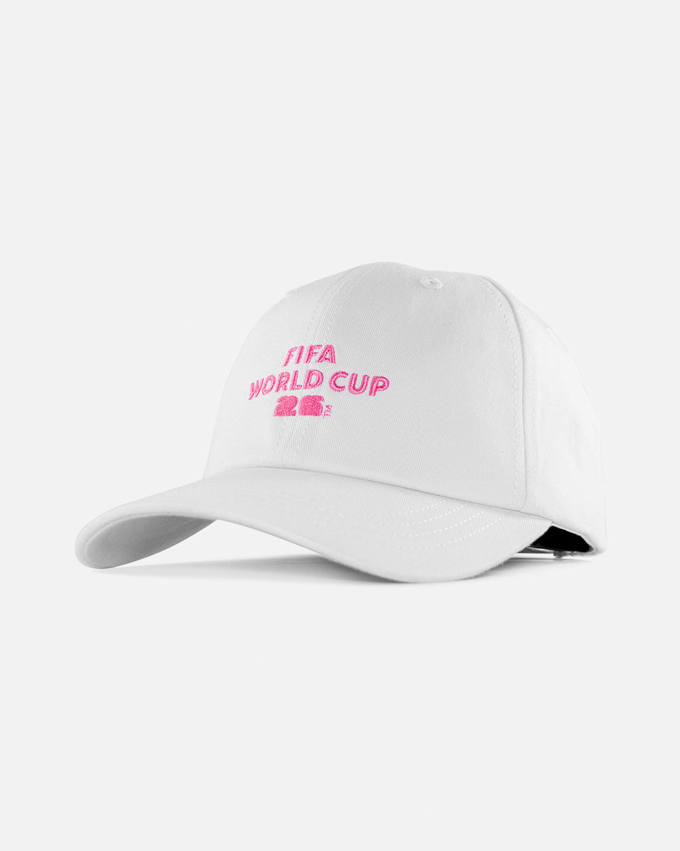 FWC26 DAD CAP- White/Pink -Col. Miami
