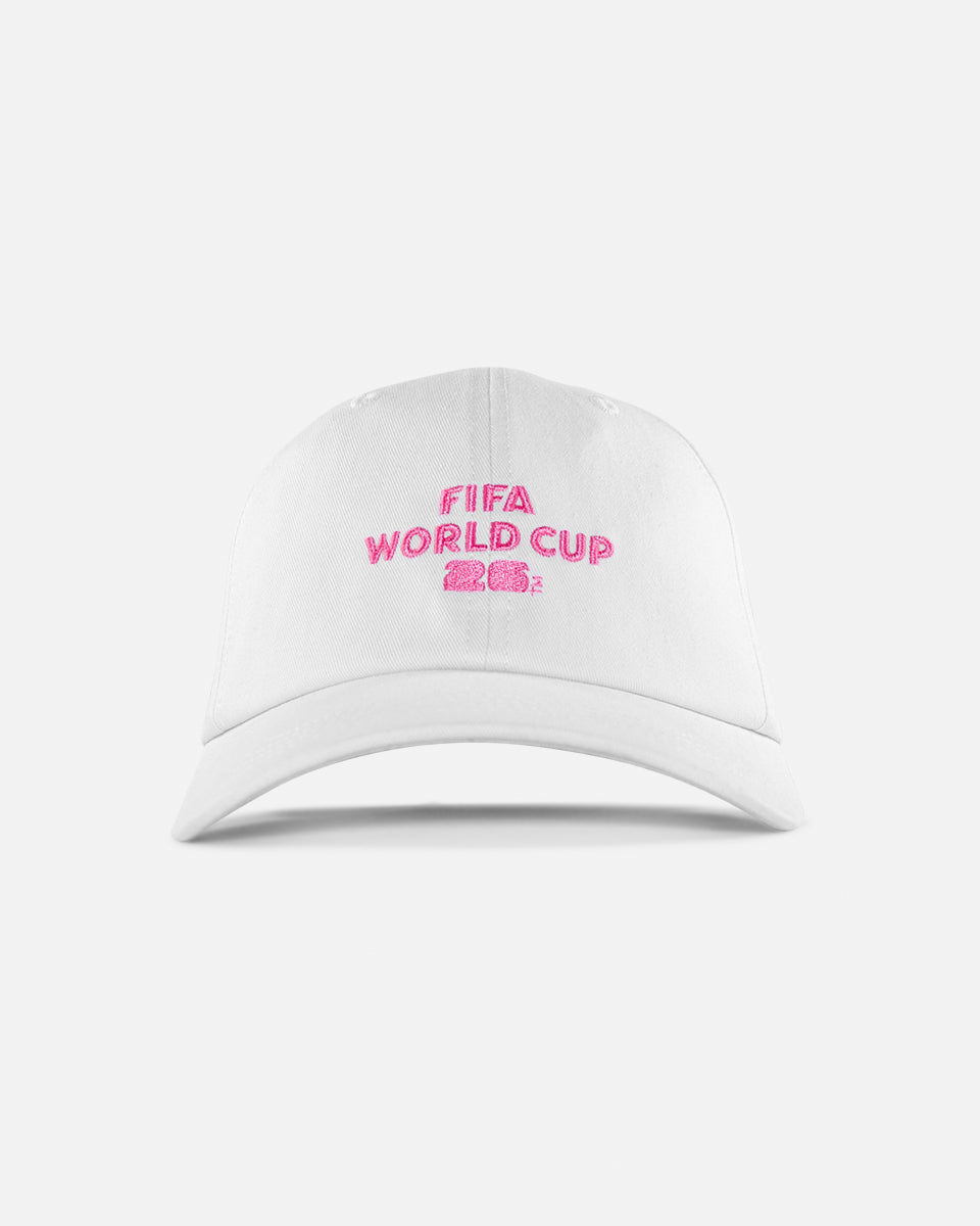 FWC26 DAD CAP- White/Pink -Col. Miami