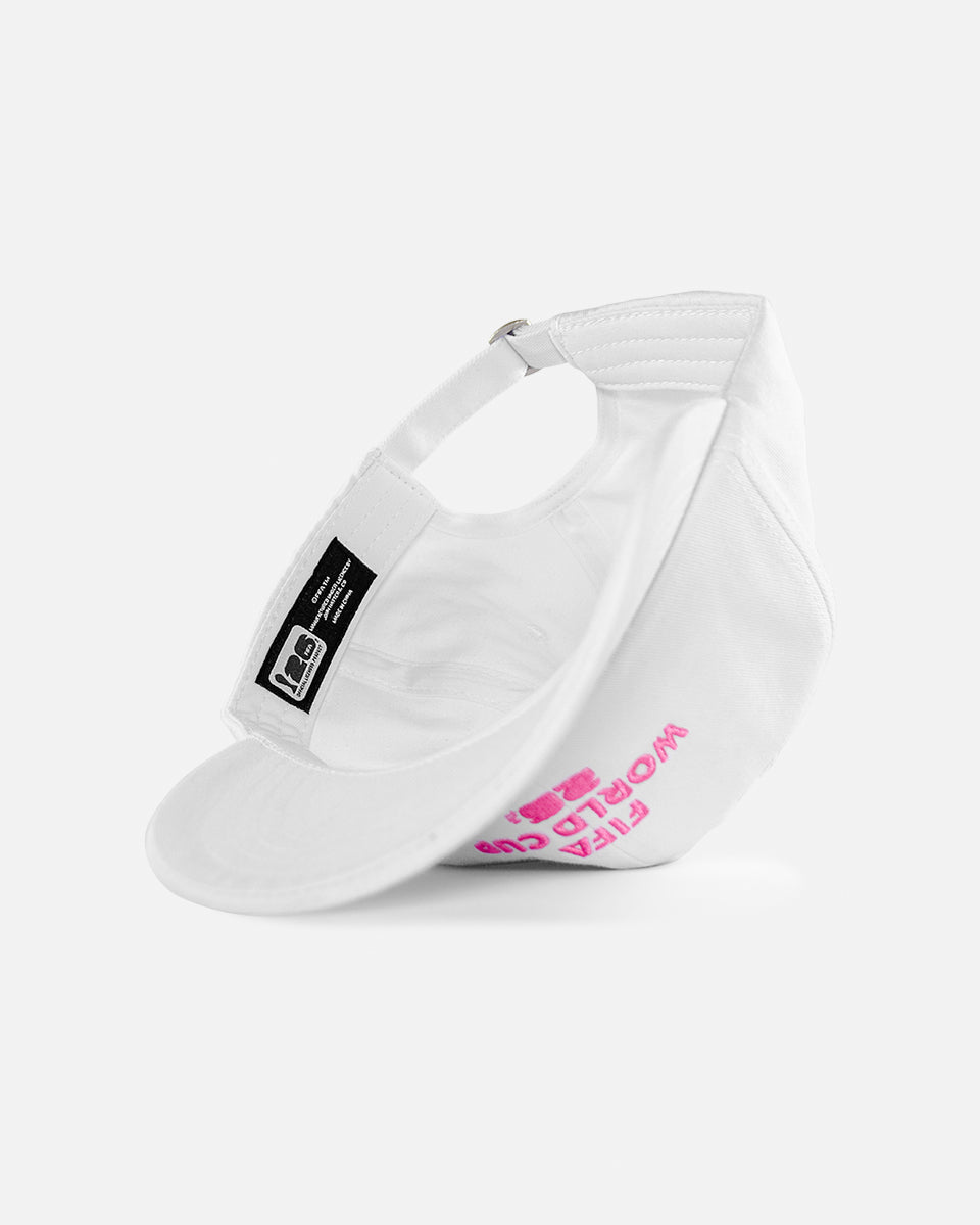 FWC26 DAD CAP- White/Pink -Col. Miami