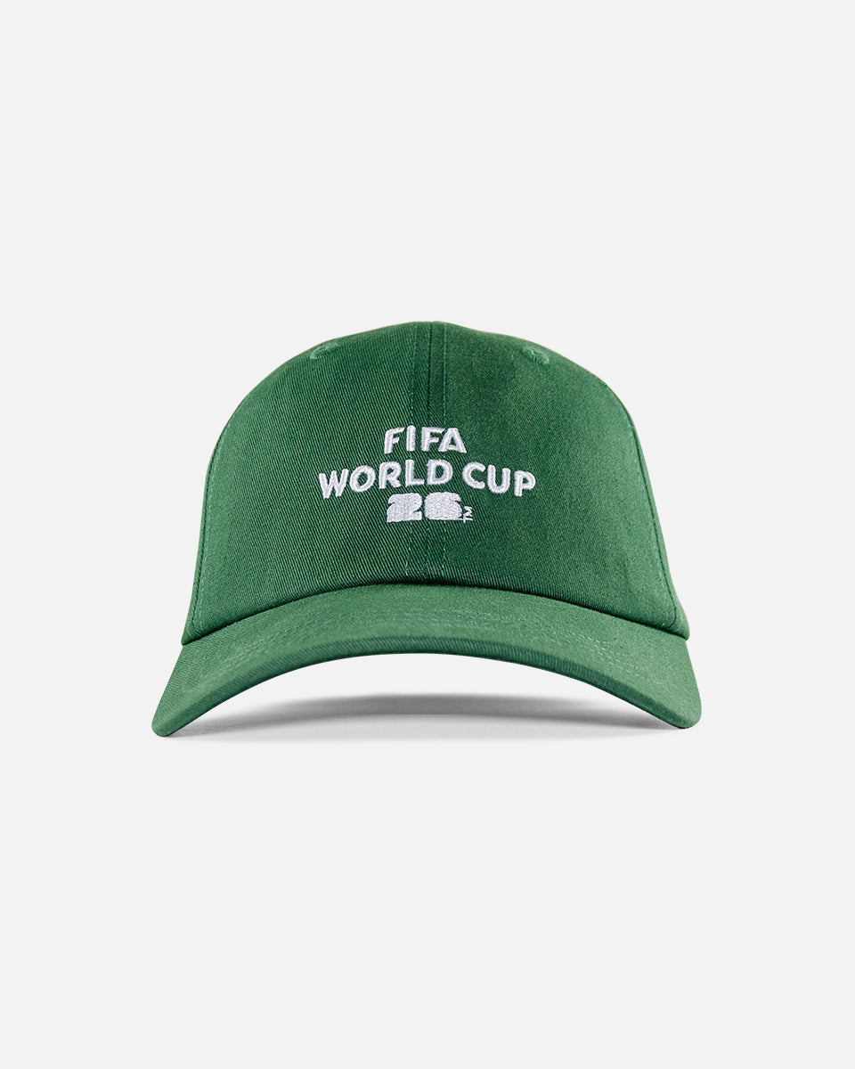 FWC26 DAD CAP- Dark Green/White -Col. Vancover
