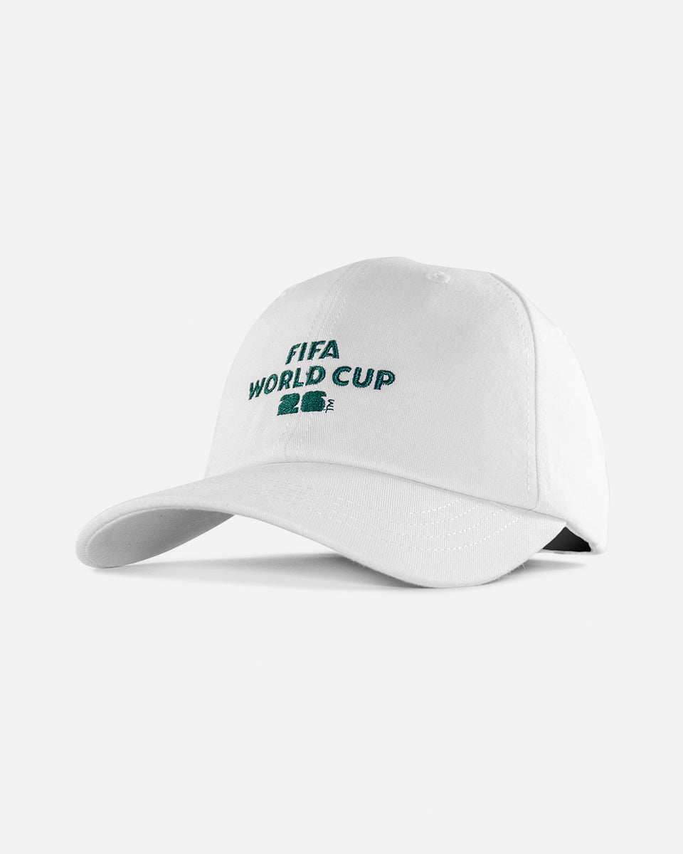 FWC26 DAD CAP- White/Dark Green -Col. Vancover