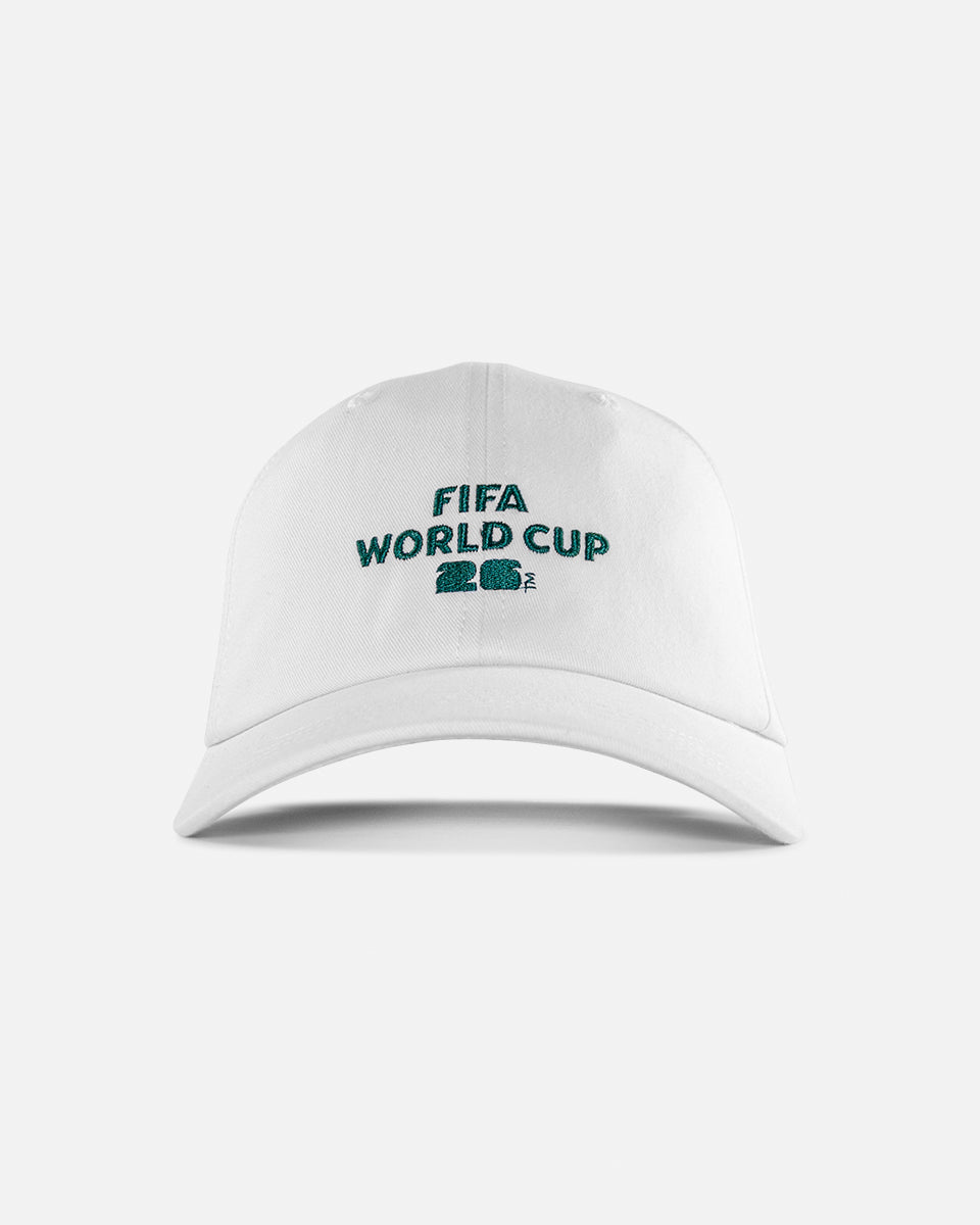 FWC26 DAD CAP- White/Dark Green -Col. Vancover