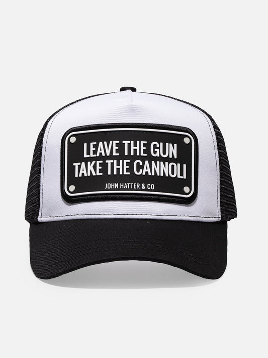 The Cannoli Rubber Trucker Cap by John Hatter & CO