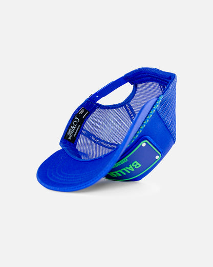 Baller Rubber Trucker Cap by John Hatter & CO