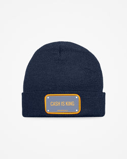 Cash Is King- Rubber Beanie