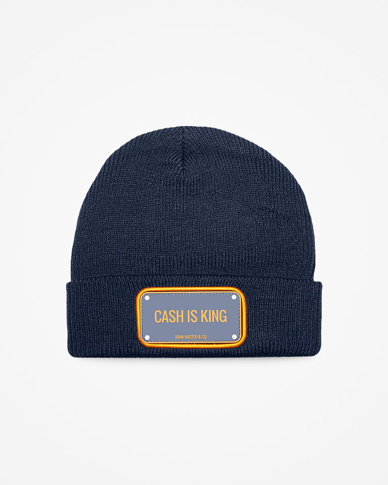 Cash Is King- Rubber Beanie