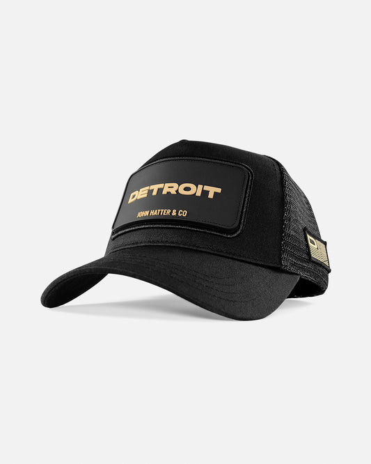 CITY CAP - DETROIT BLACK