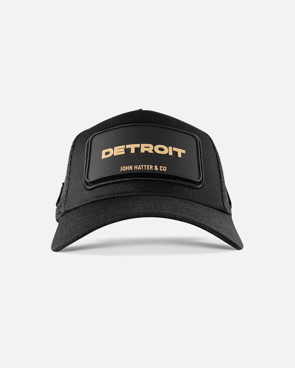 CITY CAP - DETROIT BLACK