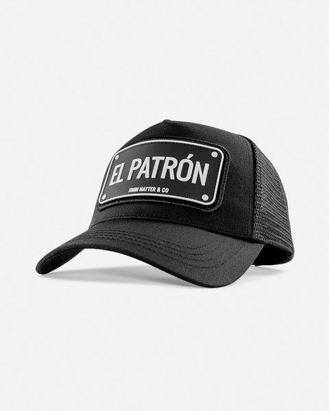 EL PATRON BLACK W WHITE - RUBBER CAP
