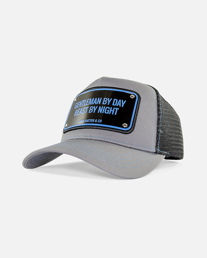 Gentleman By Day Beast By Night Trucker Cap by John Hatter & CO