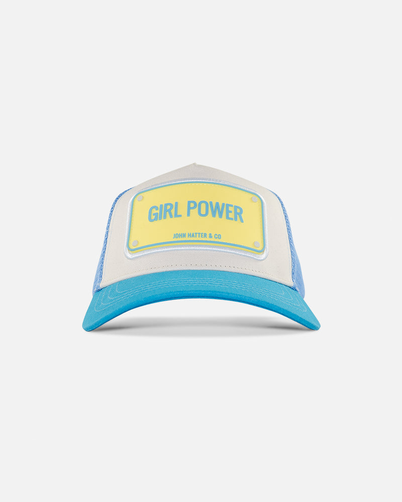 GIRL POWER BLUE - RUBBER CAP