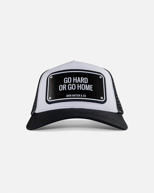 Go Hard Or Go Home Trucker Cap by John Hatter & CO