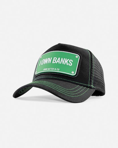 I Own Banks Rubber Trucker Cap by John Hatter & CO