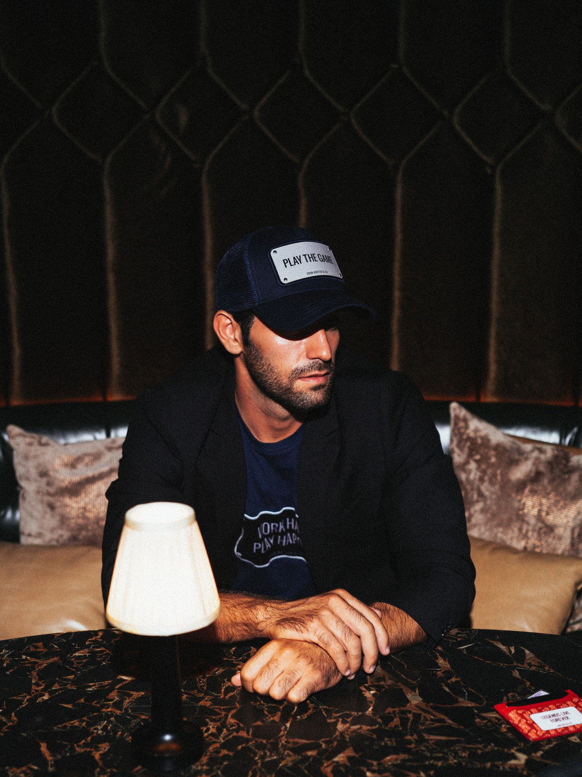 Play The Game, Cap by John Hatter & Co., worn in a lifestyle setting