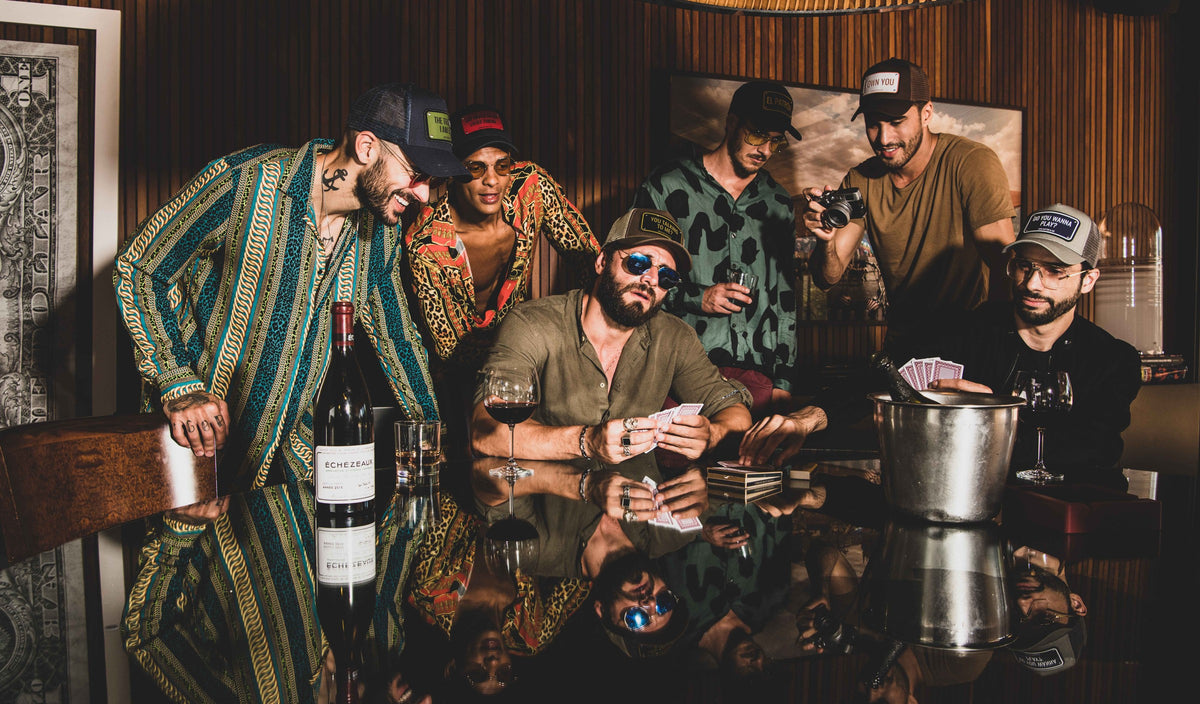 John Hatter & CO caps — Rock 'n Roll campaign photograph