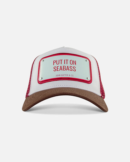 Put It On Seabass Trucker Cap by John Hatter & CO