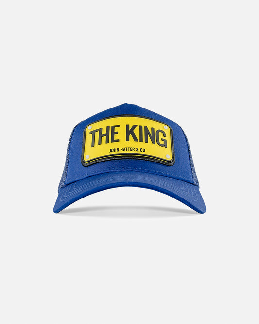 The King Navy Rubber Trucker Cap by John Hatter & CO