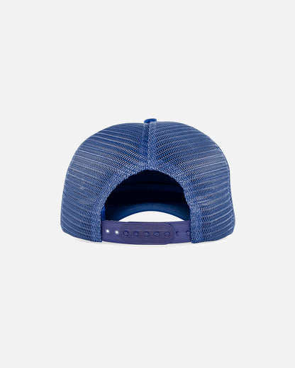The King Navy Rubber Trucker Cap by John Hatter & CO