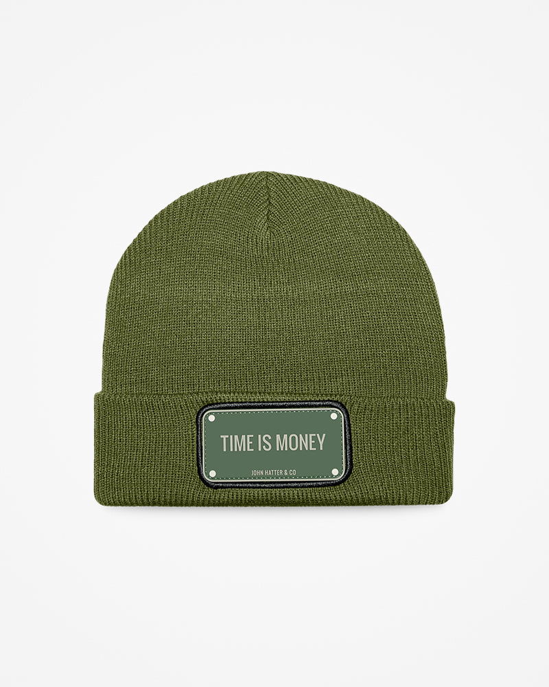 Time Is Money - Rubber Beanie