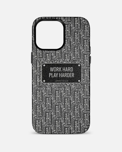 Work Hard Play Harder iPhone 14 Pro & Pro Max Case by John Hatter & CO