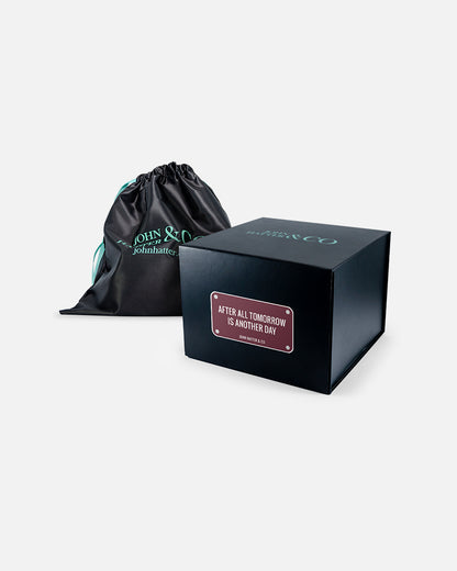 Another Day cap presentation box by John Hatter & CO