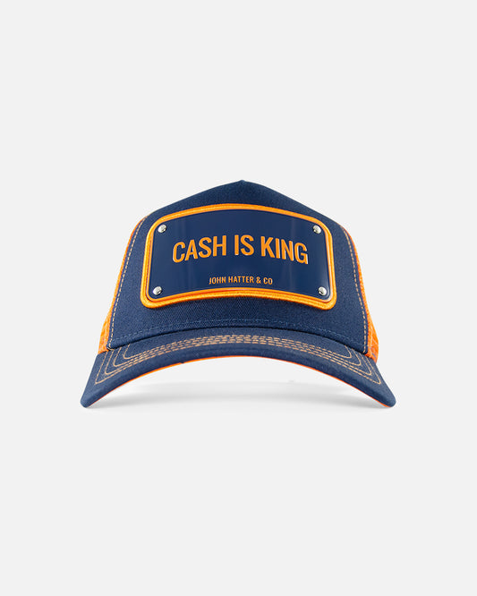 Cash Is King Trucker Cap by John Hatter & CO