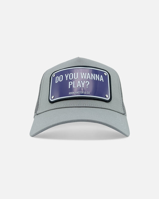 Do You Wanna Play Trucker Cap by John Hatter & CO, front view