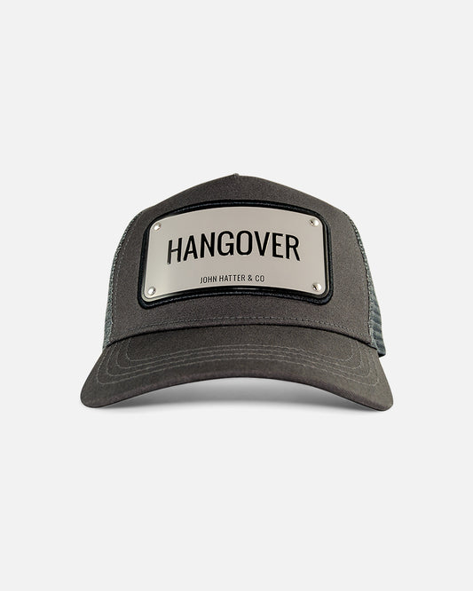 Hangover Grey Trucker Cap by John Hatter & CO, front view