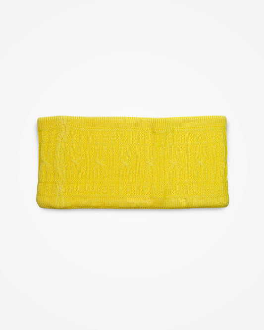 Tres Chic Yellow Knitted Headband by John Hatter & CO